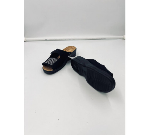 Сабо женские открытый нос на резинке анатомическая стелька тапочки AS01-063-13110