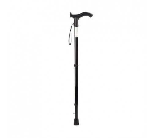 Трость с упс регулировкой высоты пластиковая ручка черная 0601у