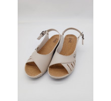 Босоножки женские летние анатомическая стелька 203 Бежевый