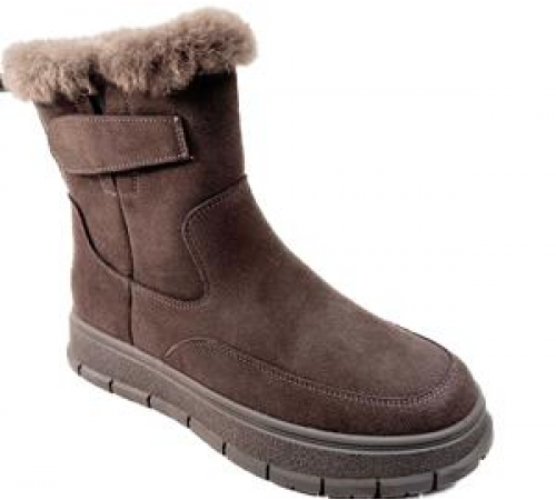 Ботинки женские EVL-BJE010G Серый-замша