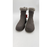 Ботинки женские EVL-BJE010G Серый-замша