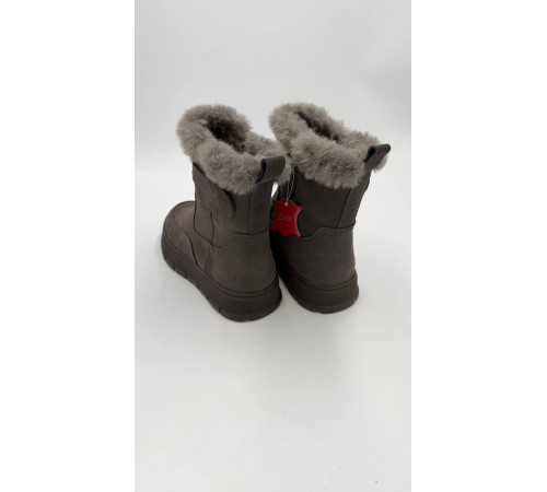 Ботинки женские EVL-BJE010G Серый-замша