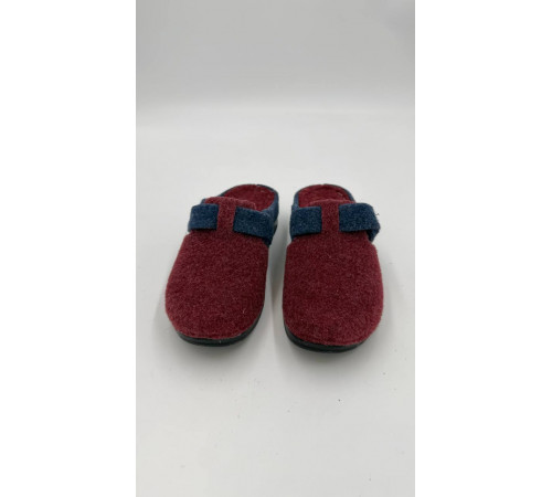 Тапочки женские 8577 Бордово-синий