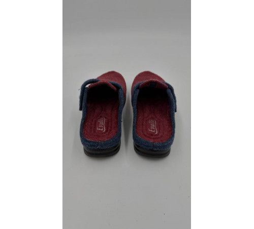 Тапочки женские 8577 Бордово-синий