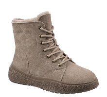 Ботинки женские EVL-QQJZ018A Бежевый-замша