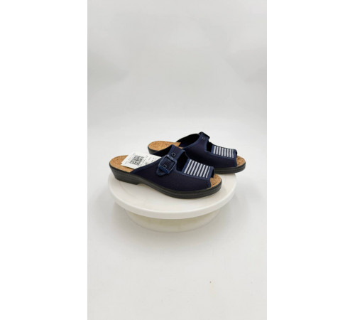 Сабо ткань летние женские шлепки на широкую ногу Adanex эко bi 01 063 9481 as01 063 13109