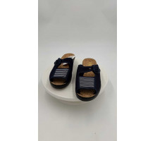 Сабо ткань летние женские шлепки на широкую ногу Adanex эко bi 01 063 9481 as01 063 13109