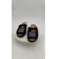 Сабо ткань летние женские шлепки на широкую ногу Adanex эко bi 01 063 9481 as01 063 13109