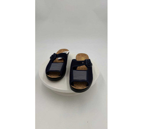 Сабо ткань летние женские шлепки на широкую ногу Adanex эко bi 01 063 9481 as01 063 13109