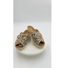 Тапочки женские летние Adanex шлепки на липучке на косточку на широкую ногу bi 05 008 21902