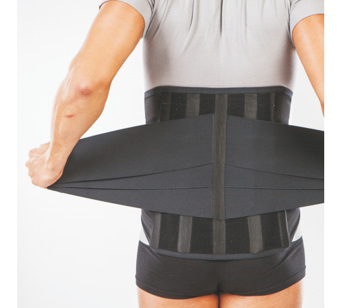 Корсет грудо-поясничный усиленный 4 ребра жескости 34 см  нт р 030 