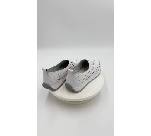 Туфли кожа летние женские на широкую ногу на косточку Evalli 60312zt Белый