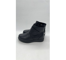 Ботинки женские кожа шерсть тпр 8029-50-1 Чёрный