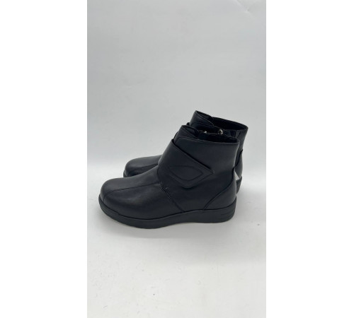 Ботинки женские кожа шерсть тпр 8029-50-1 Чёрный