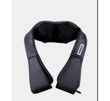 Массажный воротник роликовый с ик прогревом шиатцу черный Comfort Time здр703