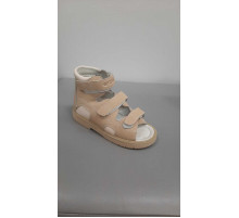 Сандали Ортодон на мальчика жесткий задник без супинатора бежевый 1555