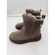 Полусапоги замша зимние женские Evalli evl  qqjz22c Бежевый