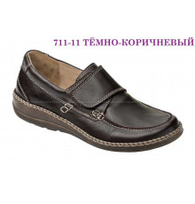 Туфли жен.Evalli 711 11 кожа т.коричневый