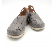 Босоножки женские летние Evalli закрытый нос Серый