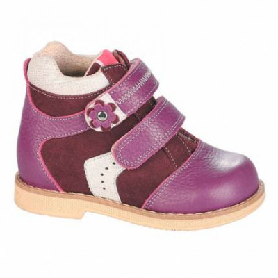Ботинки обувь ортопедическая детская на девочку натуральная кожа TW 401