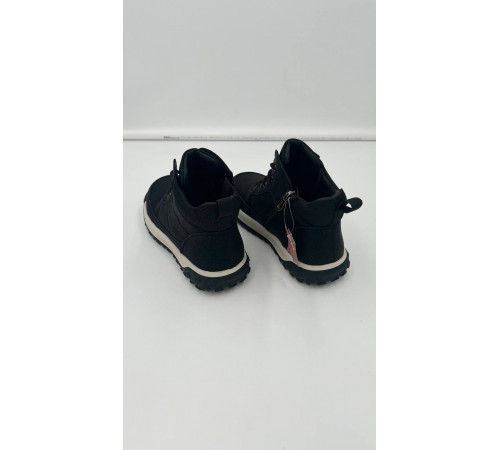 Ботинки женские 69008-42-1 Чёрный натуральная кожа, байка, эва, резина, байка