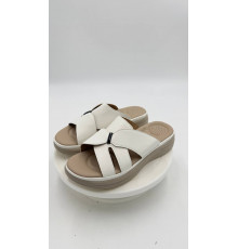 Сабо летние женские на широкую ногу на косточку Evalli cc25 101 Белый