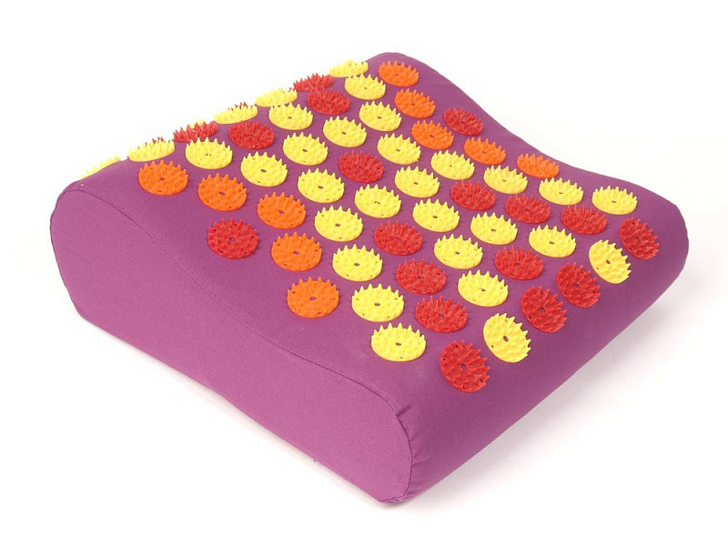 Акупунктурная подушка Аппликатор массажный Fosta F 0106 (Фиолетовый)