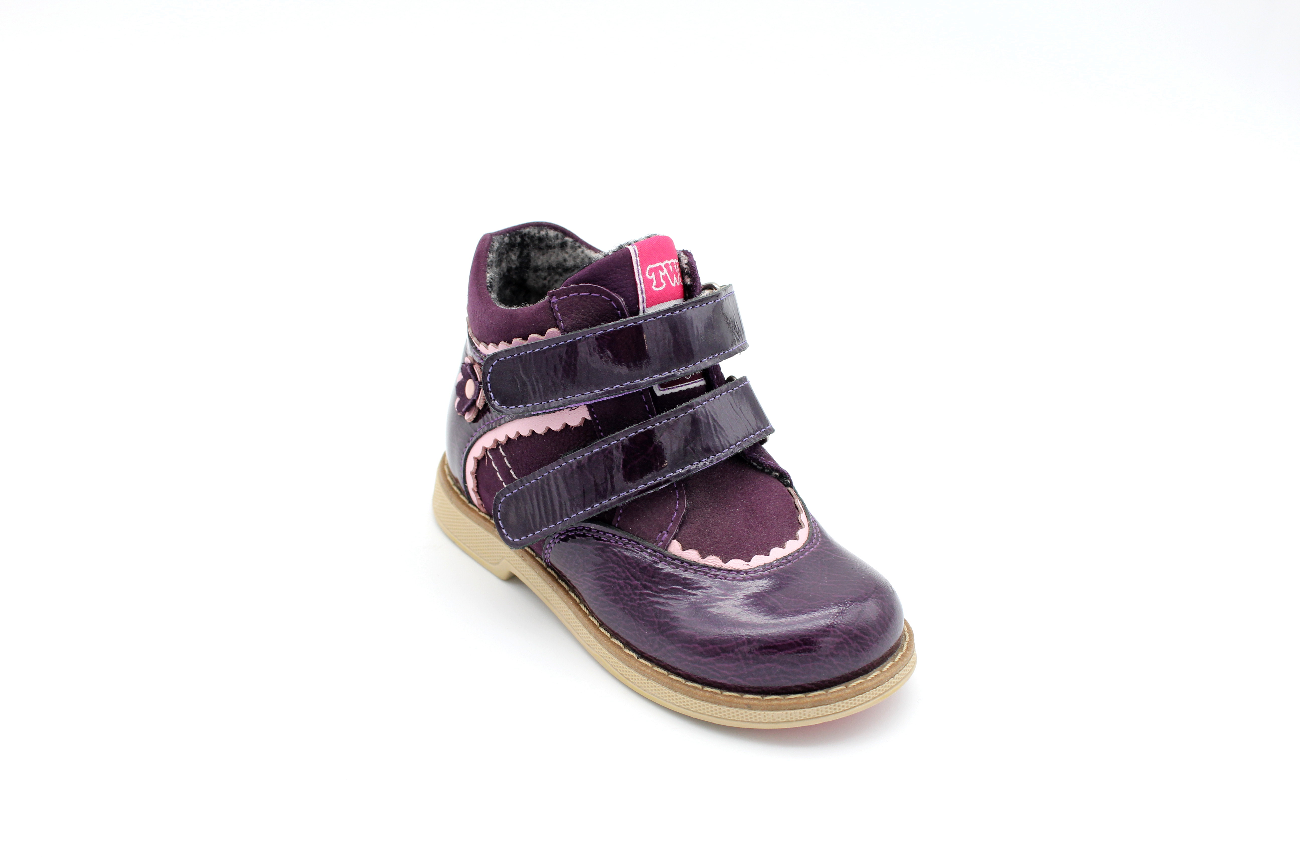 Ботинки весенние на байке обувь ортопедическая детская на девочку TW 319