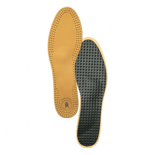 Стельки универсальные кожа тонкие для узкой обуви или каблуков продольно поперечные talus СТ-130